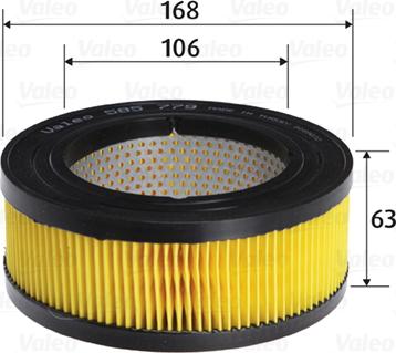 Valeo 585779 - Filtro aria www.autoricambit.com