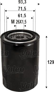 Valeo 586095 - Filtro olio www.autoricambit.com