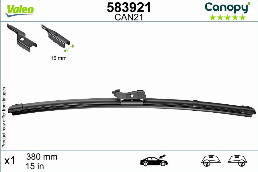 Valeo 583921 - Spazzola tergi www.autoricambit.com