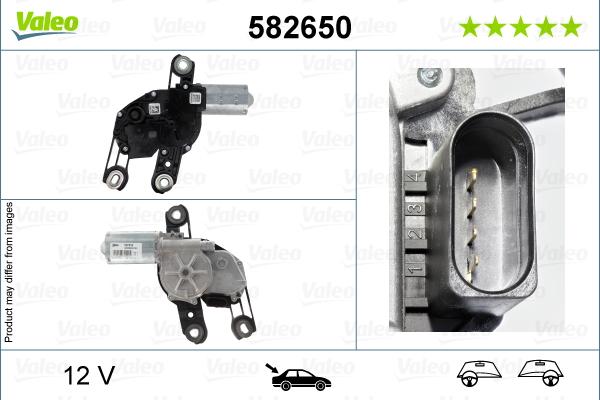 Valeo 582650 - Motore tergicristallo www.autoricambit.com