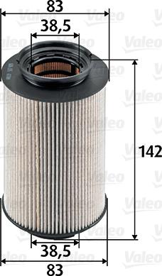 Valeo 587909 - Filtro carburante www.autoricambit.com