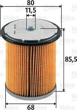 Valeo 587912 - Filtro carburante www.autoricambit.com