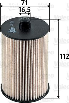 Valeo 587930 - Filtro carburante www.autoricambit.com