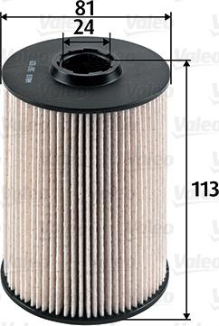 Valeo 587928 - Filtro carburante www.autoricambit.com