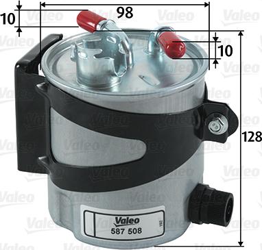 Valeo 587508 - Filtro carburante www.autoricambit.com