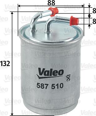 Valeo 587510 - Filtro carburante www.autoricambit.com