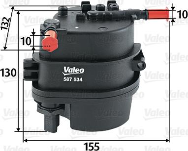 Valeo 587534 - Filtro carburante www.autoricambit.com