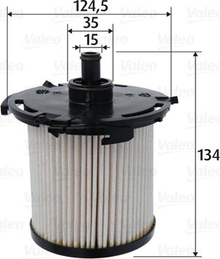 Valeo 587098 - Filtro carburante www.autoricambit.com