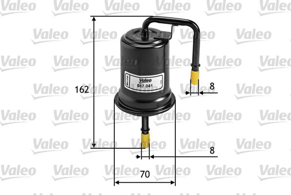 Valeo 587041 - Filtro carburante www.autoricambit.com