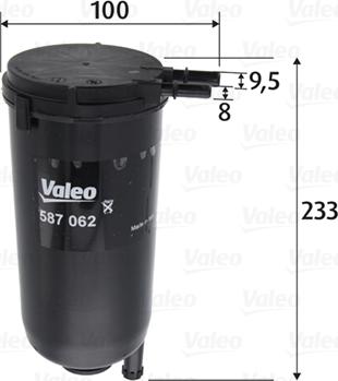 Valeo 587062 - Filtro carburante www.autoricambit.com