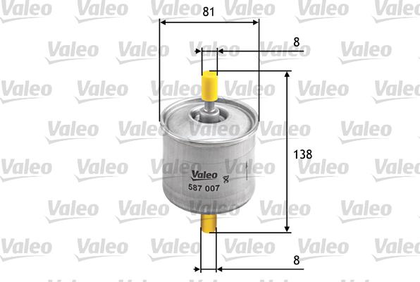 Valeo 587007 - Filtro olio www.autoricambit.com