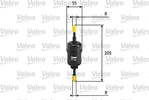 Valeo 587023 - Filtro carburante www.autoricambit.com