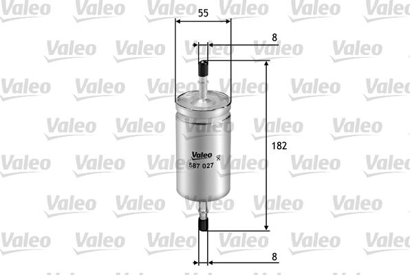 Valeo 587027 - Filtro carburante www.autoricambit.com