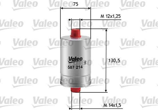 Valeo 587214 - Filtro carburante www.autoricambit.com