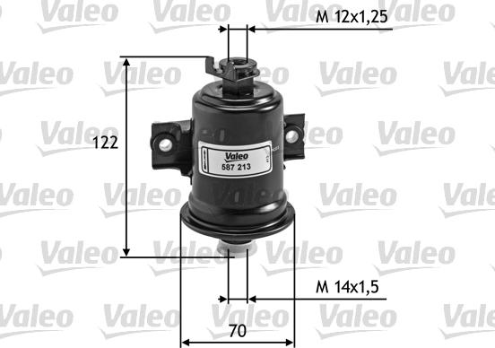 Valeo 587213 - Filtro carburante www.autoricambit.com