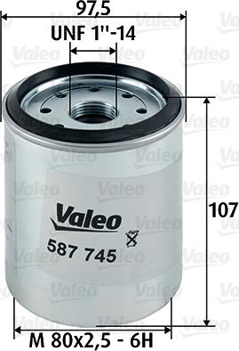 Valeo 587745 - Filtro carburante www.autoricambit.com