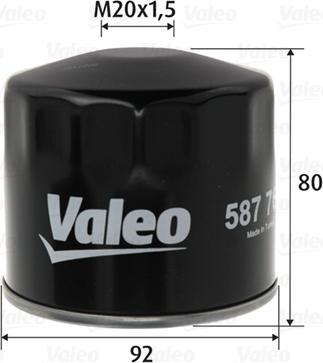 Valeo 587761 - Filtro carburante www.autoricambit.com