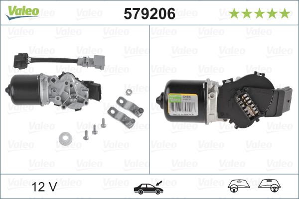 Valeo 579206 - Motore tergicristallo www.autoricambit.com