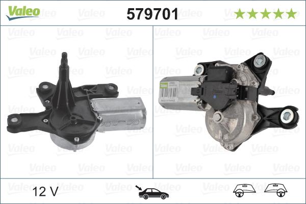 Valeo 579701 - Motore tergicristallo www.autoricambit.com