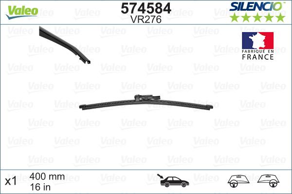 Valeo 574584 - Spazzola tergi www.autoricambit.com