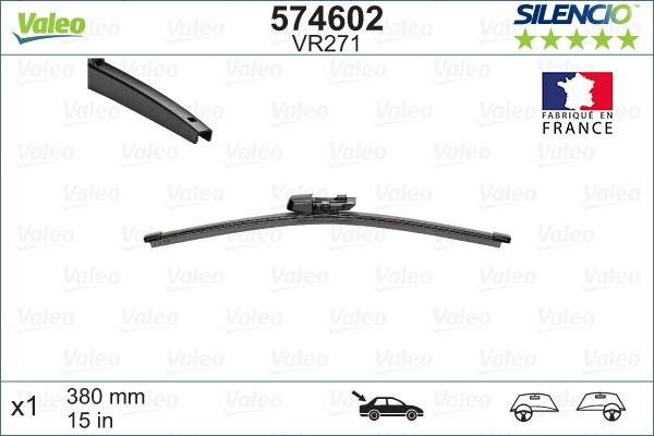 Valeo 574602 - Spazzola tergi www.autoricambit.com