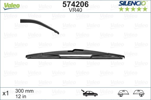 Valeo 574206 - Spazzola tergi www.autoricambit.com