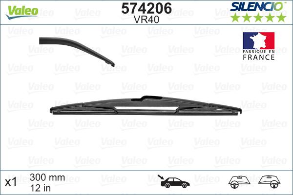 Valeo 574206 - Spazzola tergi www.autoricambit.com