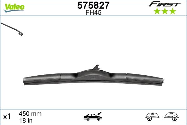 Valeo 575827 - Spazzola tergi www.autoricambit.com