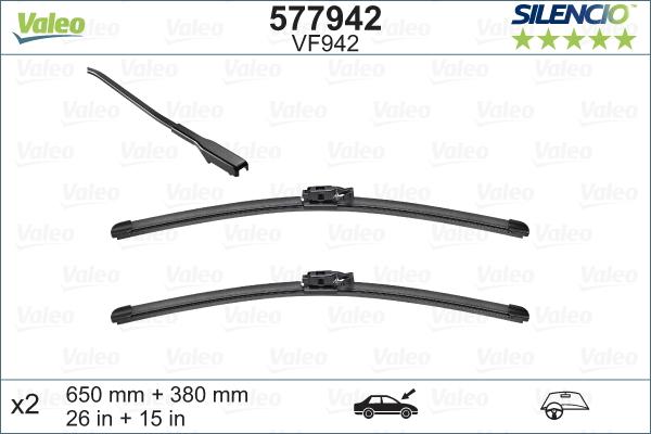 Valeo 577942 - Spazzola tergi www.autoricambit.com