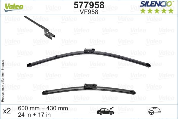 Valeo 577958 - Spazzola tergi www.autoricambit.com