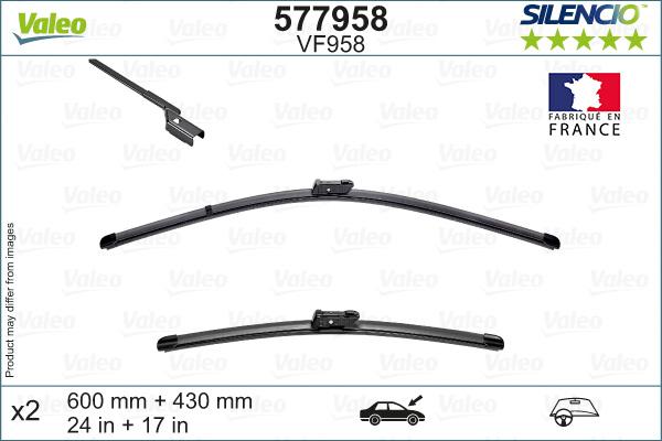 Valeo 577958 - Spazzola tergi www.autoricambit.com