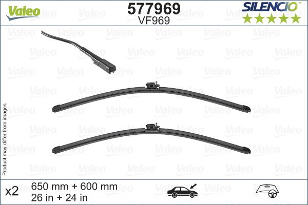 Valeo 577969 - Spazzola tergi www.autoricambit.com