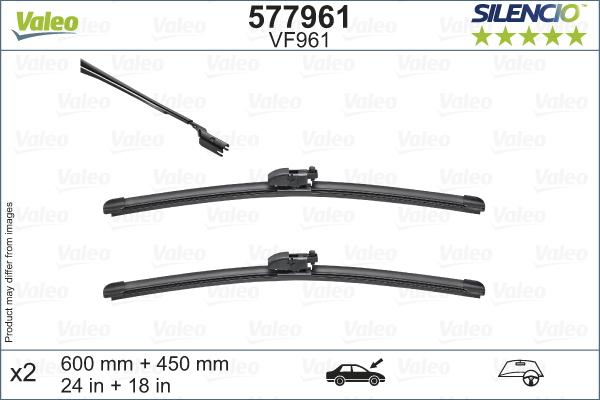 Valeo 577961 - Spazzola tergi www.autoricambit.com