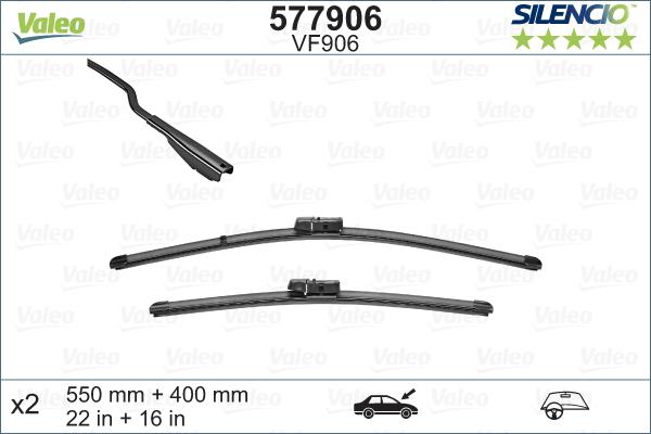 Valeo 577906 - Spazzola tergi www.autoricambit.com