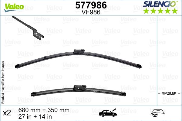 Valeo 577986 - Spazzola tergi www.autoricambit.com