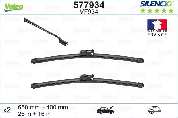 Valeo 577934 - Spazzola tergi www.autoricambit.com