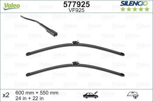 Valeo 577925 - Spazzola tergi www.autoricambit.com