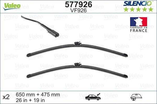 Valeo 577926 - Spazzola tergi www.autoricambit.com