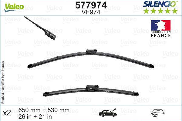 Valeo 577974 - Spazzola tergi www.autoricambit.com