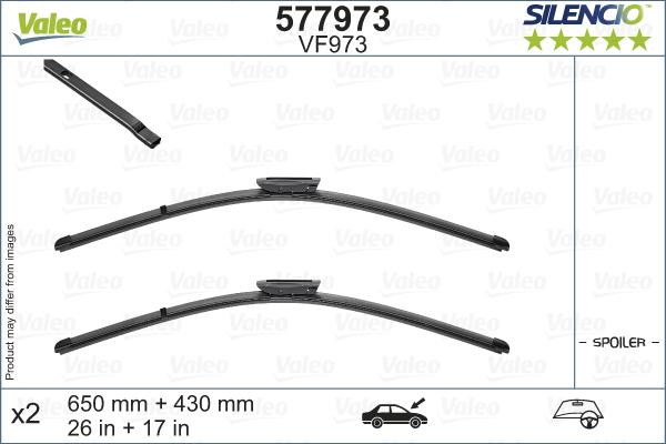 Valeo 577973 - Spazzola tergi www.autoricambit.com