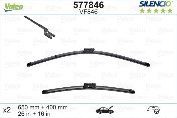 Valeo 577846 - Spazzola tergi www.autoricambit.com