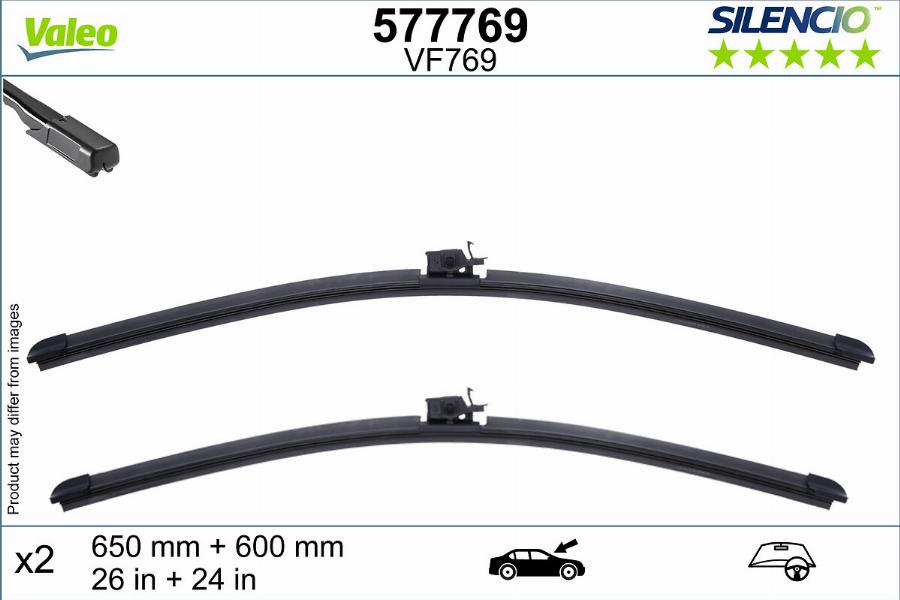 Valeo 577769 - Spazzola tergi www.autoricambit.com