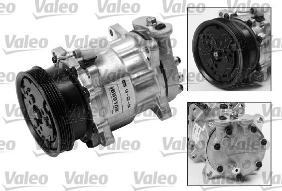 Valeo 699109 - Compressore, Climatizzatore www.autoricambit.com