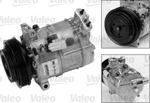 Valeo 699807 - Compressore, Climatizzatore www.autoricambit.com