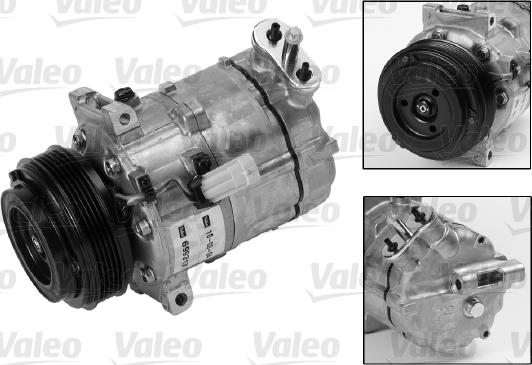 Valeo 699817 - Compressore, Climatizzatore www.autoricambit.com