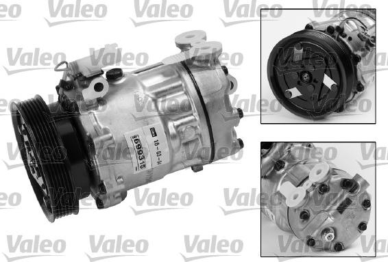 Valeo 699315 - Compressore, Climatizzatore www.autoricambit.com