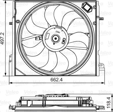 Valeo 696583 - Ventola, Raffreddamento motore www.autoricambit.com