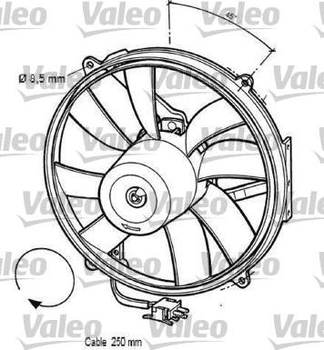 Valeo 696062 - Ventola, Raffreddamento motore www.autoricambit.com