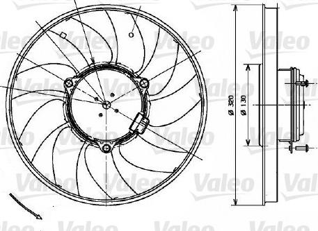 Valeo 696083 - Ventola, Raffreddamento motore www.autoricambit.com