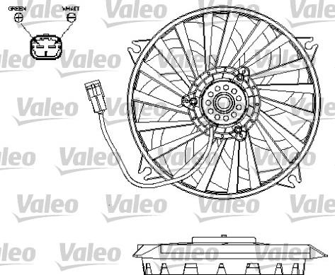 Valeo 696132 - Ventola, Raffreddamento motore www.autoricambit.com